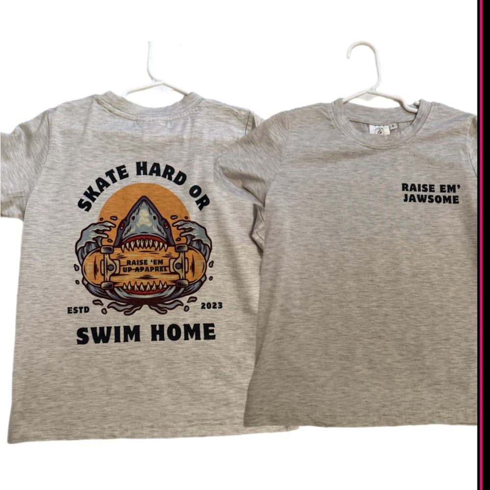 Skate Hard Shark Shirt